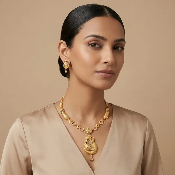 American_Diamond_Necklace_&_Earrings_Set_For_Women