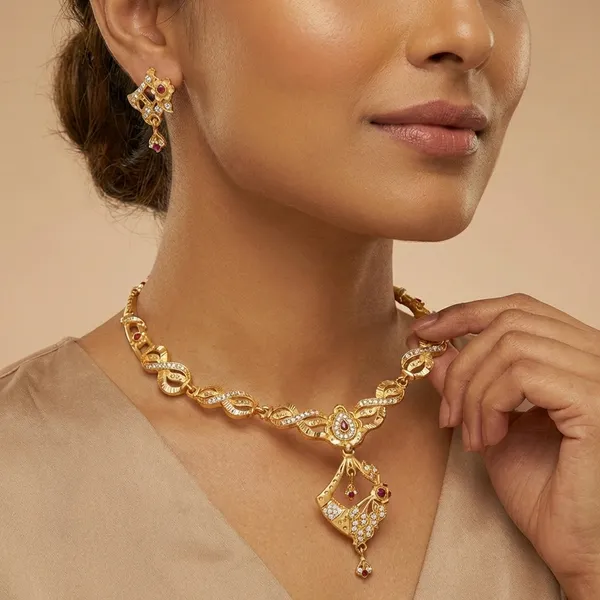 Ad_Link_Necklace_&_Earrings_Set_For_Women