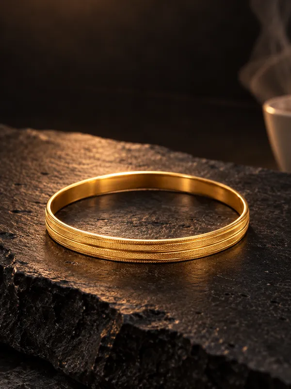 Divyoro_3_Line_Classic_24K_Gold_Plated_Male_Kada
