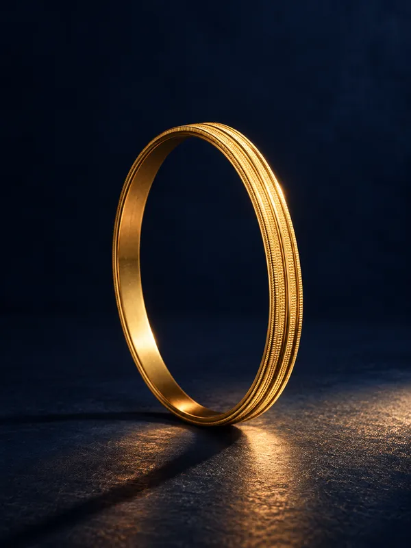 Divyoro_3_Line_Classic_24K_Gold_Plated_Male_Kada