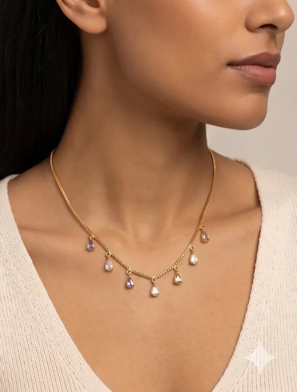 DIVYORO_Midnight_Dew_Pear_Shape_AD_Dokia_Chain