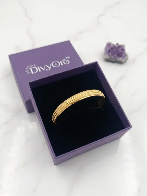 Divyoro_3_Line_Classic_24K_Gold_Plated_Male_Kada