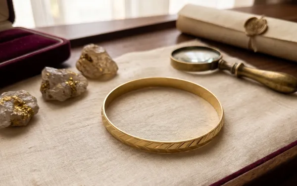 Divyoro_Arrowhead_Chevron_Textured_24K_Gold_Plated_Kada