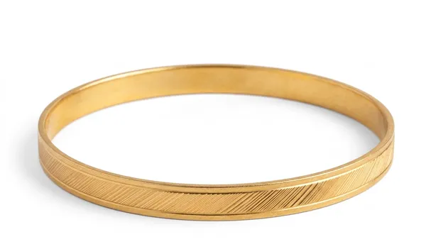 Divyoro_Classic_Minimalist_Plain_24K_Gold_Plated_Kada