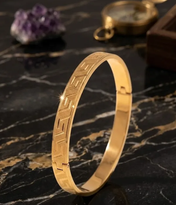 Divyoro_Greek_Key_Geometric_Hinged_24k_Gold_Plated_Kada