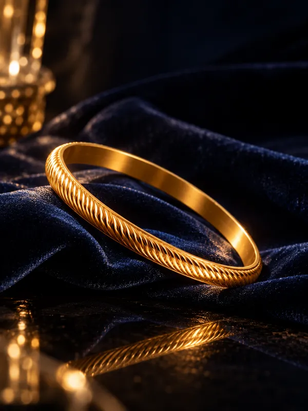 Divyoro_Swirl_Wave_Shimmer_Luxe_24K_Gold_Plated_Kada
