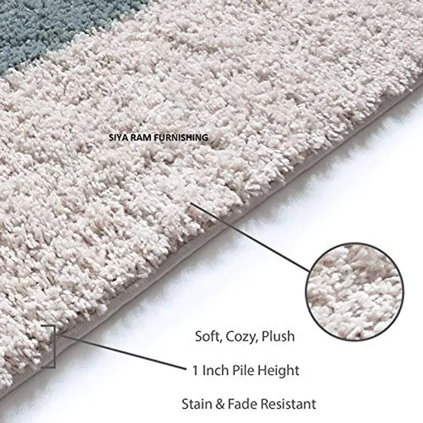 Siyaram_Furnishing_Porta_Border_Carpet_Modern_Geometric_Shag_Area_Rug_Plush_Easy_Care_Thick_Soft_Plush_Living_Room