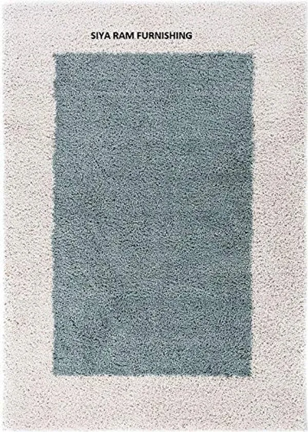 Siyaram_Furnishing_Porta_Border_Carpet_Modern_Geometric_Shag_Area_Rug_Plush_Easy_Care_Thick_Soft_Plush_Living_Room