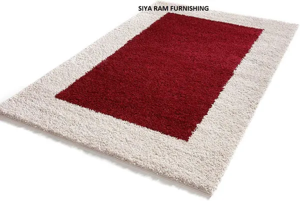 Siyaram_Furnishing_Porta_Border_Carpet_Modern_Geometric_Shag_Area_Rug_Plush_Easy_Care_Thick_Soft_Plush_Living_Room