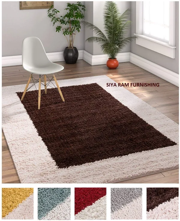 Siyaram_Furnishing_Porta_Border_Carpet_Modern_Geometric_Shag_Area_Rug_Plush_Easy_Care_Thick_Soft_Plush_Living_Room