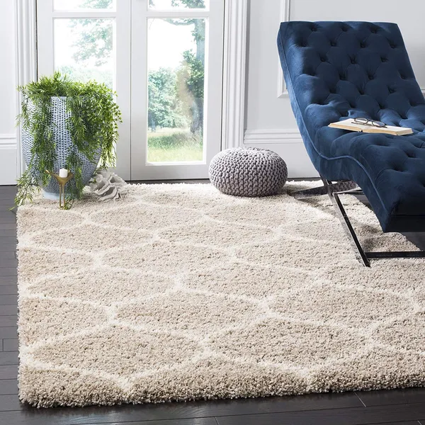 Geometric_Contemporary_Area_Rug_Beige_Microfiber