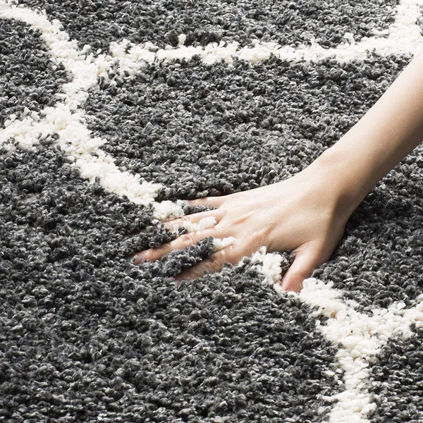 Geometric_Traditional_Area_Rug_Grey_Microfiber