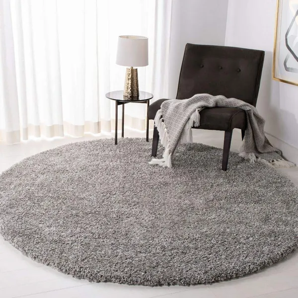 Silver_Round_Rug_For_Bedroom_Fluffy_Circle_Rug_For_Kids_Room_Furry_Carpet_For_Teen_Girls_Room_Shaggy_Throw_Rug_For_Nursery_Room_Fuzzy_Plush_Rug_For_Dorm_Silver_Carpet_Silver