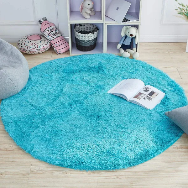 Tarquise_Round_Rug_For_Bedroom_Fluffy_Circle_Rug_For_Kids_Room_Furry_Carpet_For_Teen_Girls_Room_Shaggy_Throw_Rug_For_Nursery_Room_Fuzzy_Plush_Rug_For_Dorm_Brown_Carpet_Tarquise