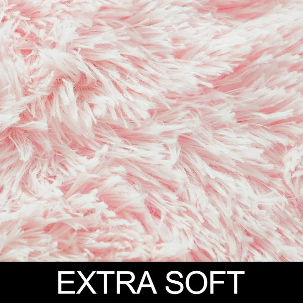 Microfibre_Plush_Fluffy_Circle_Rug_For_Kids_Room_Nursery_Room_Dorm_Pink