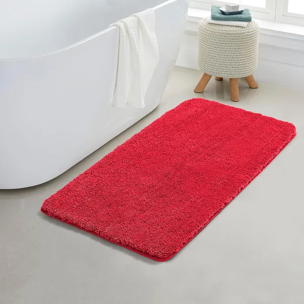 Soft_Bath_Mat_Highly_Absorbent_Non_Slip_Bathroom_Rug_Quick_Dry_Plush_Red