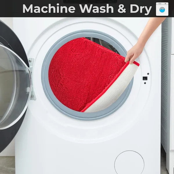 Soft_Bath_Mat_Highly_Absorbent_Non_Slip_Bathroom_Rug_Quick_Dry_Plush_Red