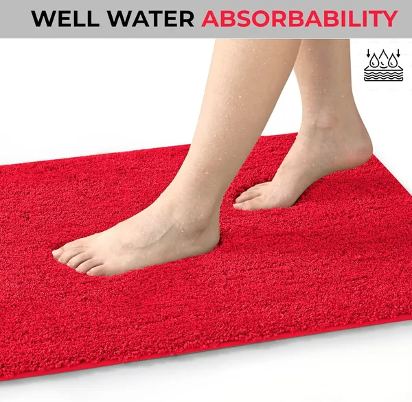 Soft_Bath_Mat_Highly_Absorbent_Non_Slip_Bathroom_Rug_Quick_Dry_Plush_Red
