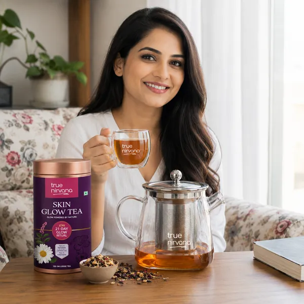 Skin_Glow_Herbal_Tea_100_g_with_Glass_Tea_Infuser_Pot_and_Double_Wall_Glass_Cups_Set