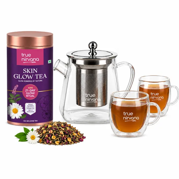 Skin_Glow_Herbal_Tea_100_g_with_Glass_Tea_Infuser_Pot_and_Double_Wall_Glass_Cups_Set