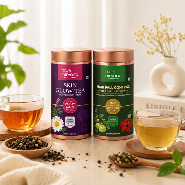 Skin_Glow_Tea_and_Hair_Fall_Control_Tea_Bundle_|_Herbal_Wellness_Combo_|_Caffeine_Free_|_100g_Each