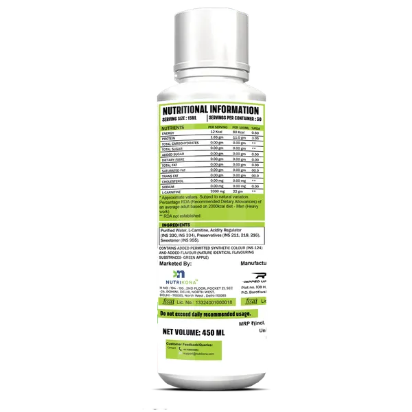 L_Carnitine_Green_Apple_3300_Mg