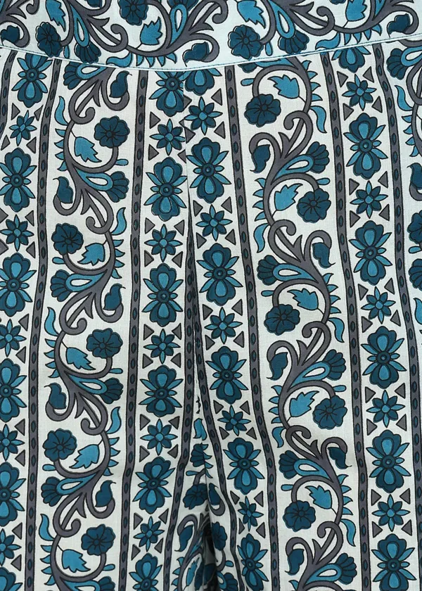 Blue_Ethnic_Floral_Print_Cotton_Palazzo_Set_For_Women