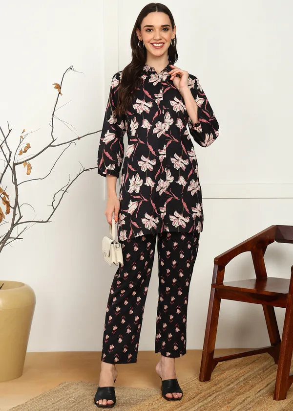 Black_Floral_Print_Co_Ord_Set_For_Women