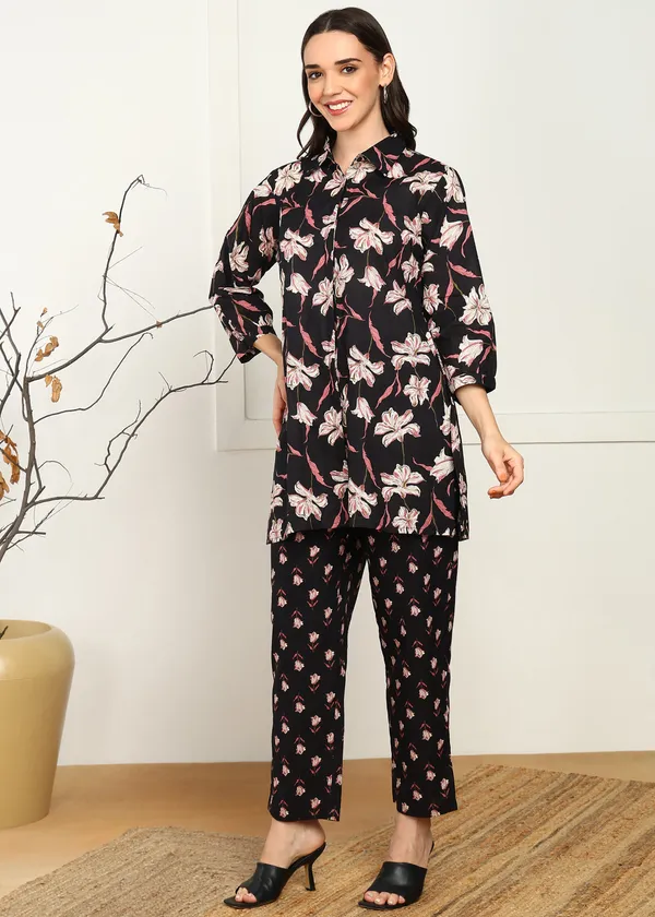Black_Floral_Print_Co_Ord_Set_For_Women