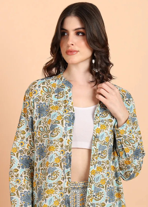 Multicolour_Floral_Printed_Pure_Cotton_Co_Ord_Set_For_Women