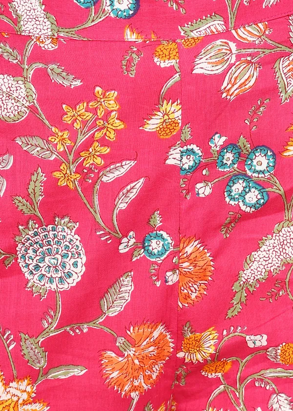 Pink_Floral_Printed_Co_Ord_Set_With_Tunic_Top_And_Pants_For_Women