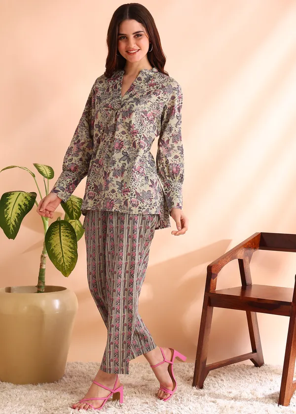 Multicolour_Floral_Printed_Co_Ord_Set_Ks_Apparel_For_Women