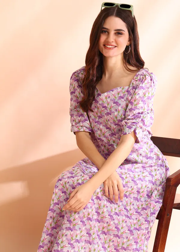 Romantic_Lavender_Printed_Maxi_Dress_With_Puff_Sleeves_For_Women