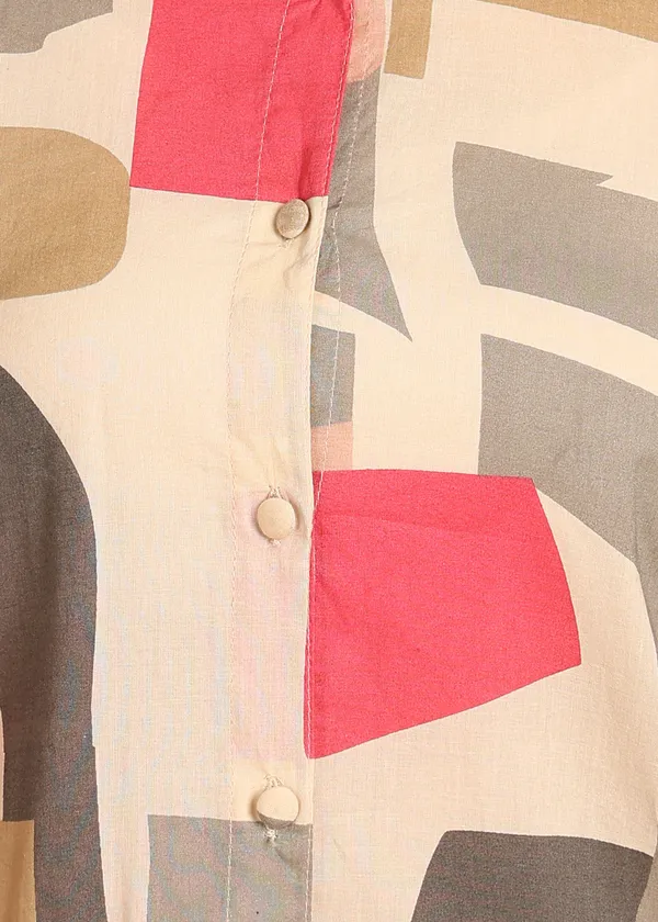 Multicolour_Abstract_Geometric_Print_Co_Ord_Set_Shirt_And_Palazzo_Set_For_Women