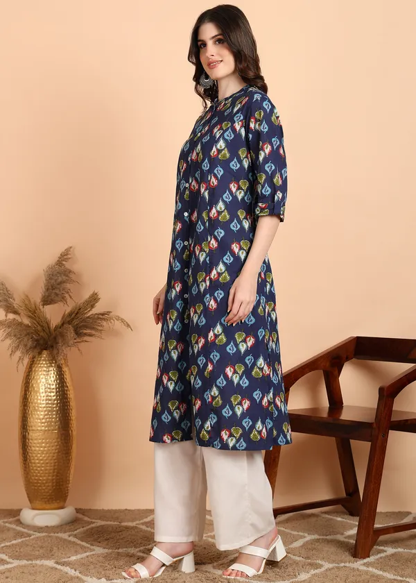 Blue_Printed_Straight_Kurta_For_Women