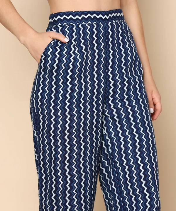 Blue_Floral_Print_Cotton_Top_With_Chevron_Palazzo_Set_For_Women