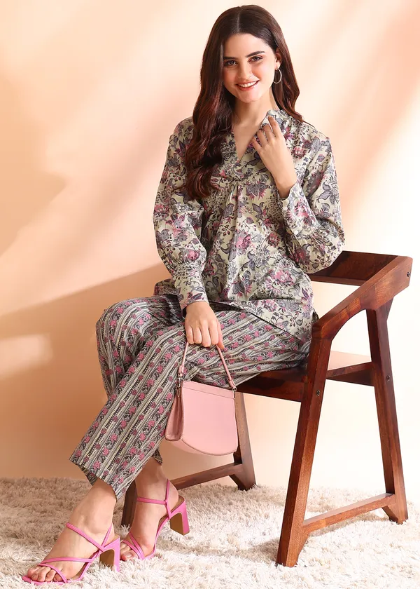 Multicolour_Floral_Printed_Co_Ord_Set_Ks_Apparel_For_Women
