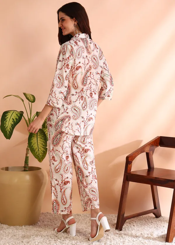 Off_White_And_Pink_Paisley_Print_Night_Suit_Set_Full_Sleeve_Shirt_And_Pyjama_For_Women