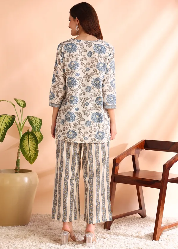 Blue_Floral_&_Stripe_Co-ord_Set_For_Women