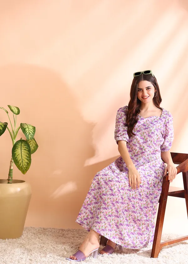 Romantic_Lavender_Printed_Maxi_Dress_With_Puff_Sleeves_For_Women