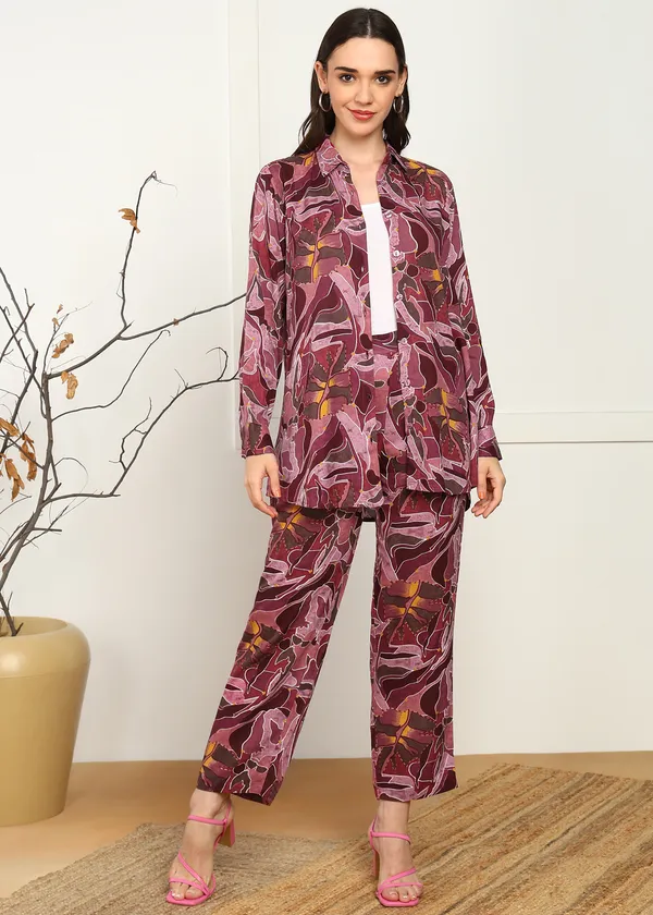 Mauve_Abstract_Floral_Printed_cord_set_For_Women