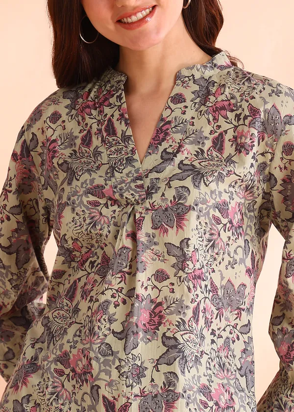 Multicolour_Floral_Printed_Co_Ord_Set_Ks_Apparel_For_Women