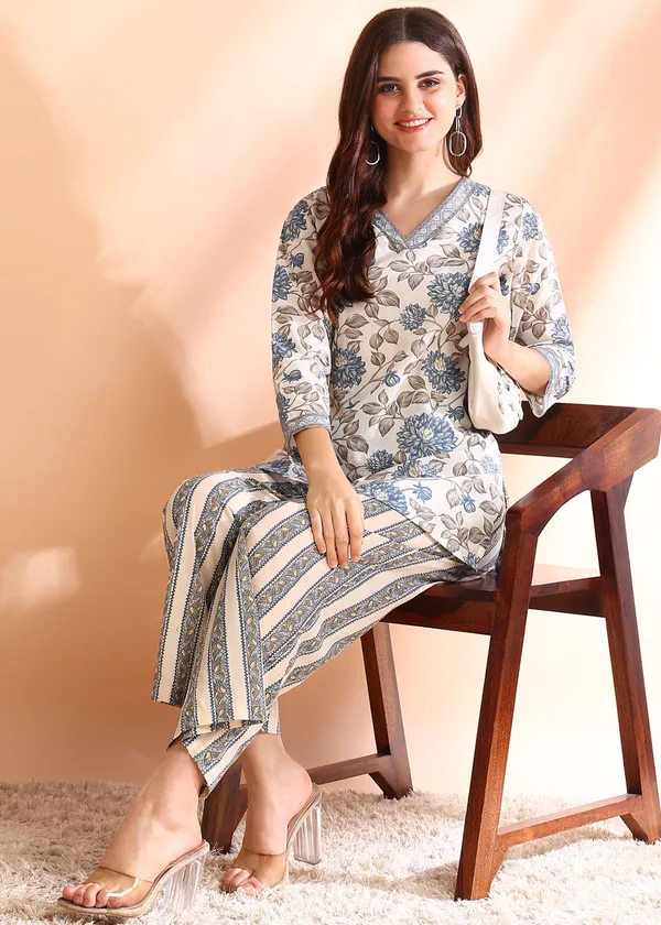Blue_Floral_&_Stripe_Co-ord_Set_For_Women