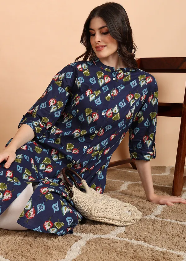 Blue_Printed_Straight_Kurta_For_Women