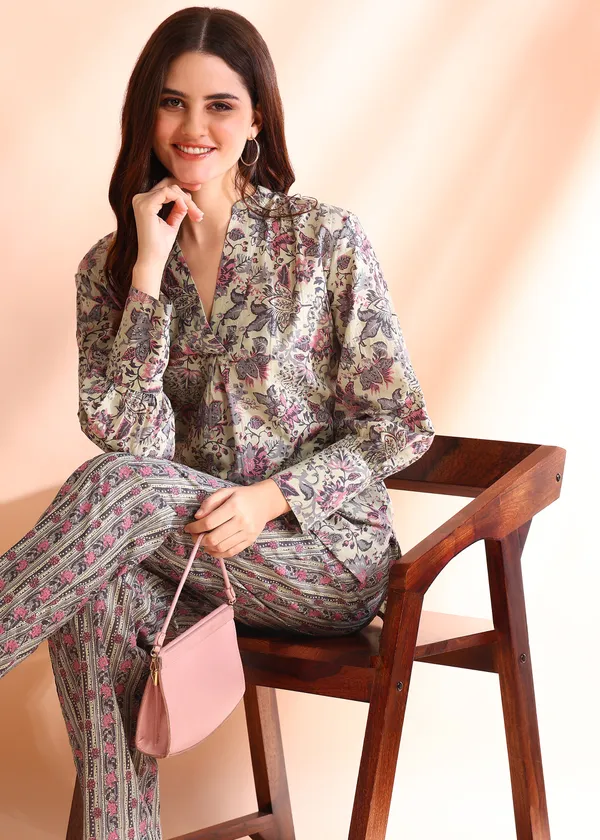 Multicolour_Floral_Printed_Co_Ord_Set_Ks_Apparel_For_Women