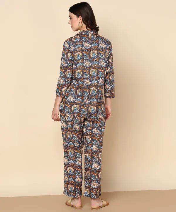 Multicolour_Floral_Print_Nightwear_Co_Ord_Set_For_Women