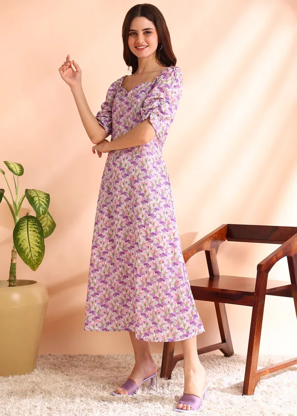 Romantic_Lavender_Printed_Maxi_Dress_With_Puff_Sleeves_For_Women