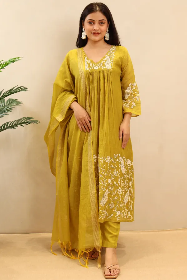 Long_Mul_Cotton_Anarkali_Frock_With_Cotton_Dupatta