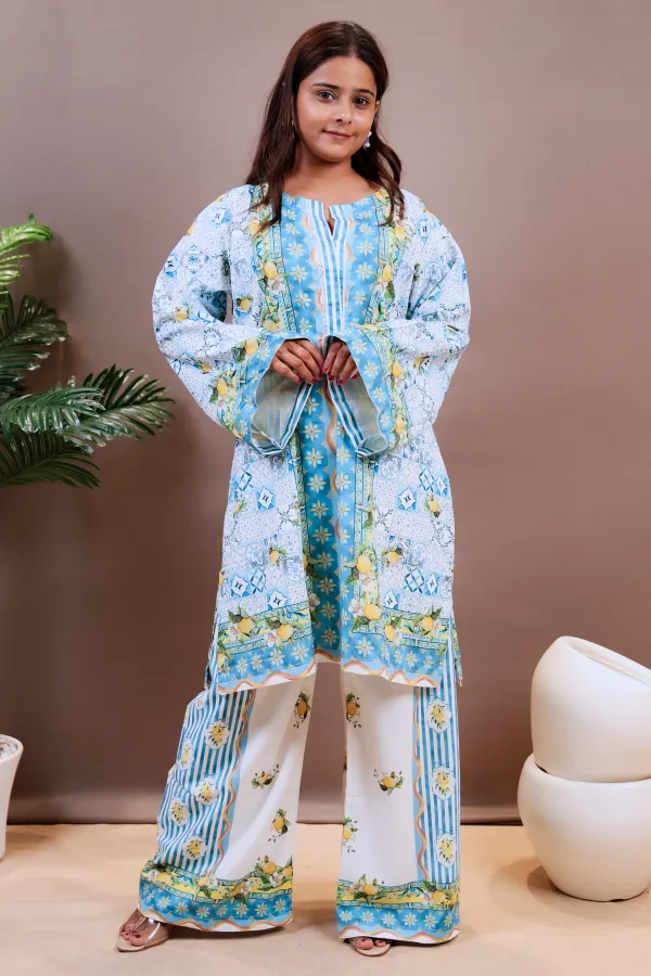 Blue_Cotton_Co-Ord_Set_For_Women