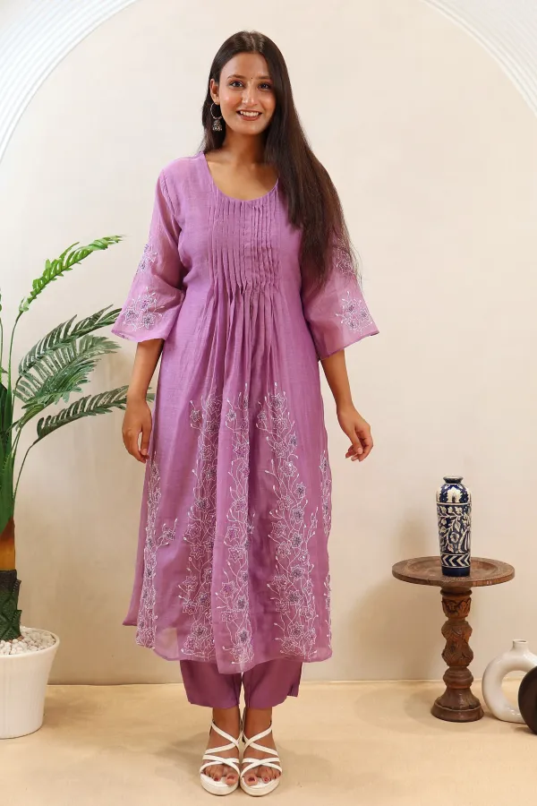 Lavender_Cotton_Long_Anarkali_For_Women